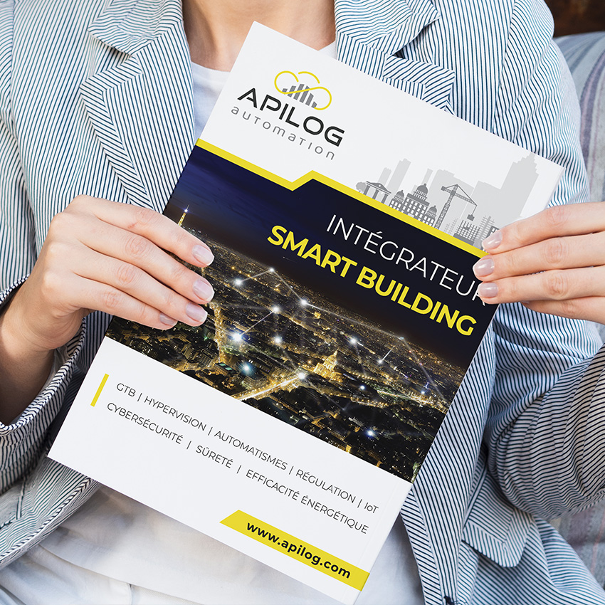 Création & Impression Brochure APILOG Automation - CT'Réalisations