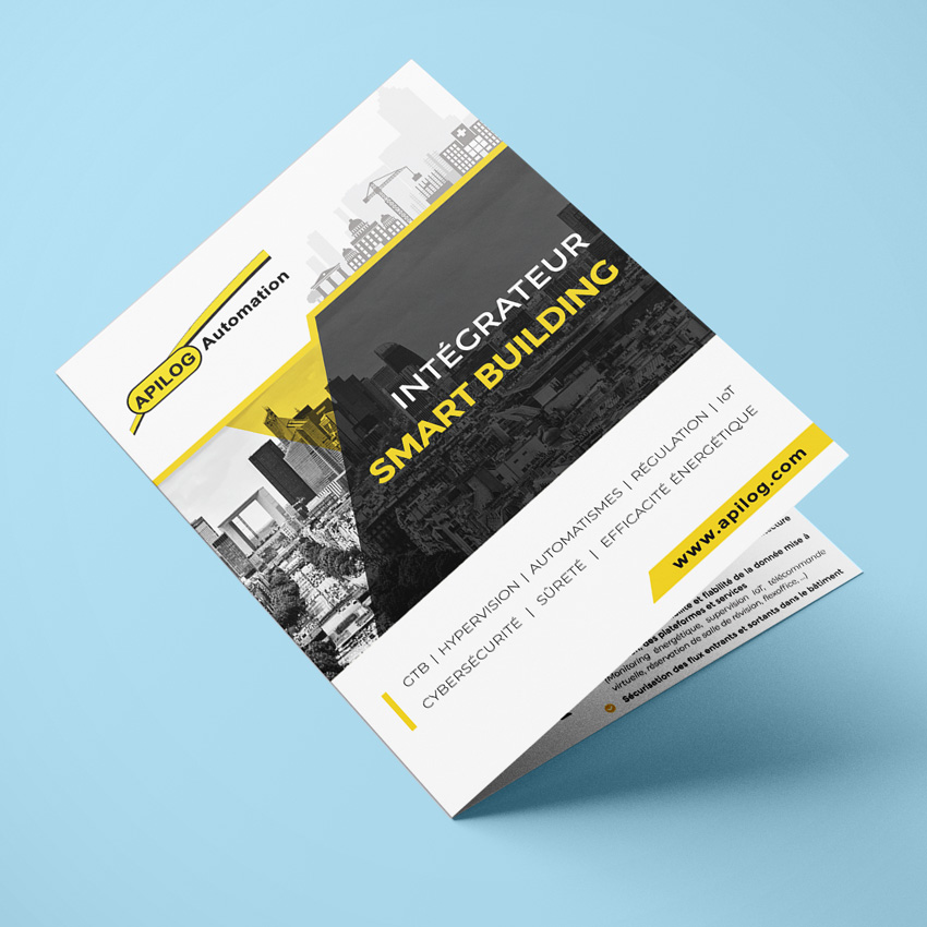 Création & Impression Brochure APILOG Automation - CT'Réalisations