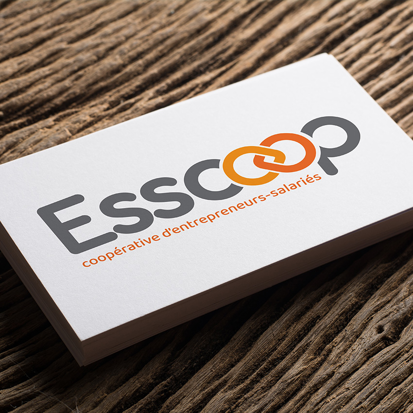 Création / refonte de logo EssCoop - CT'Réalisations