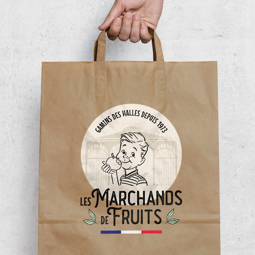 Création de logo Les Marchands de Fruits - CT'Réalisations
