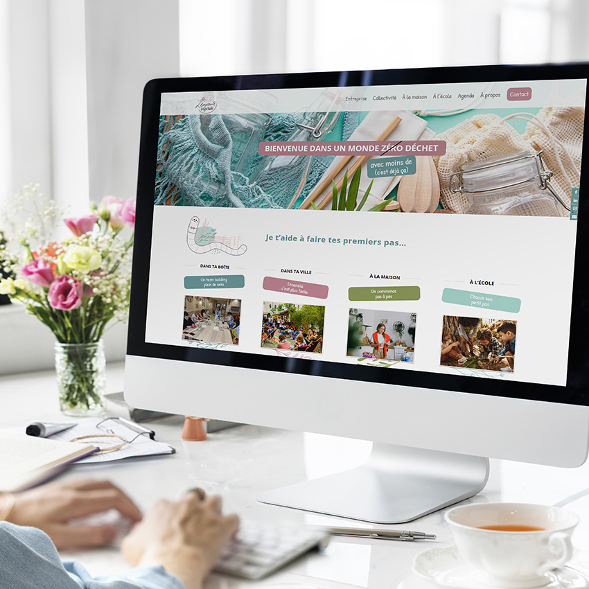 Création de site internet L'Empreinte Végétale - CT'Réalisations