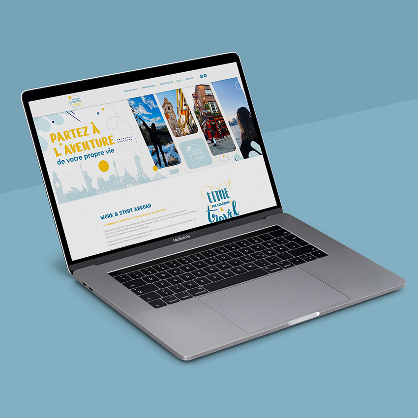 Création de site internet Work & Study Abroad - CT'Réalisations