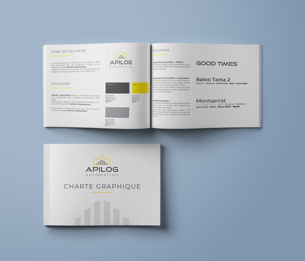 Charte graphique APILOG Automation par CT'Réalisations